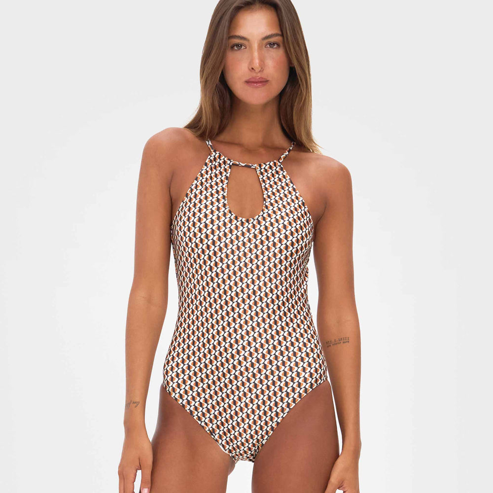 Emma One Piece Geo Print - Contessa Volpi X Ellery and Moss