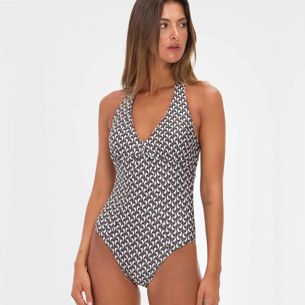 Janet One Piece Geo Medallion Print - Contessa Volpi x Ellery and Moss