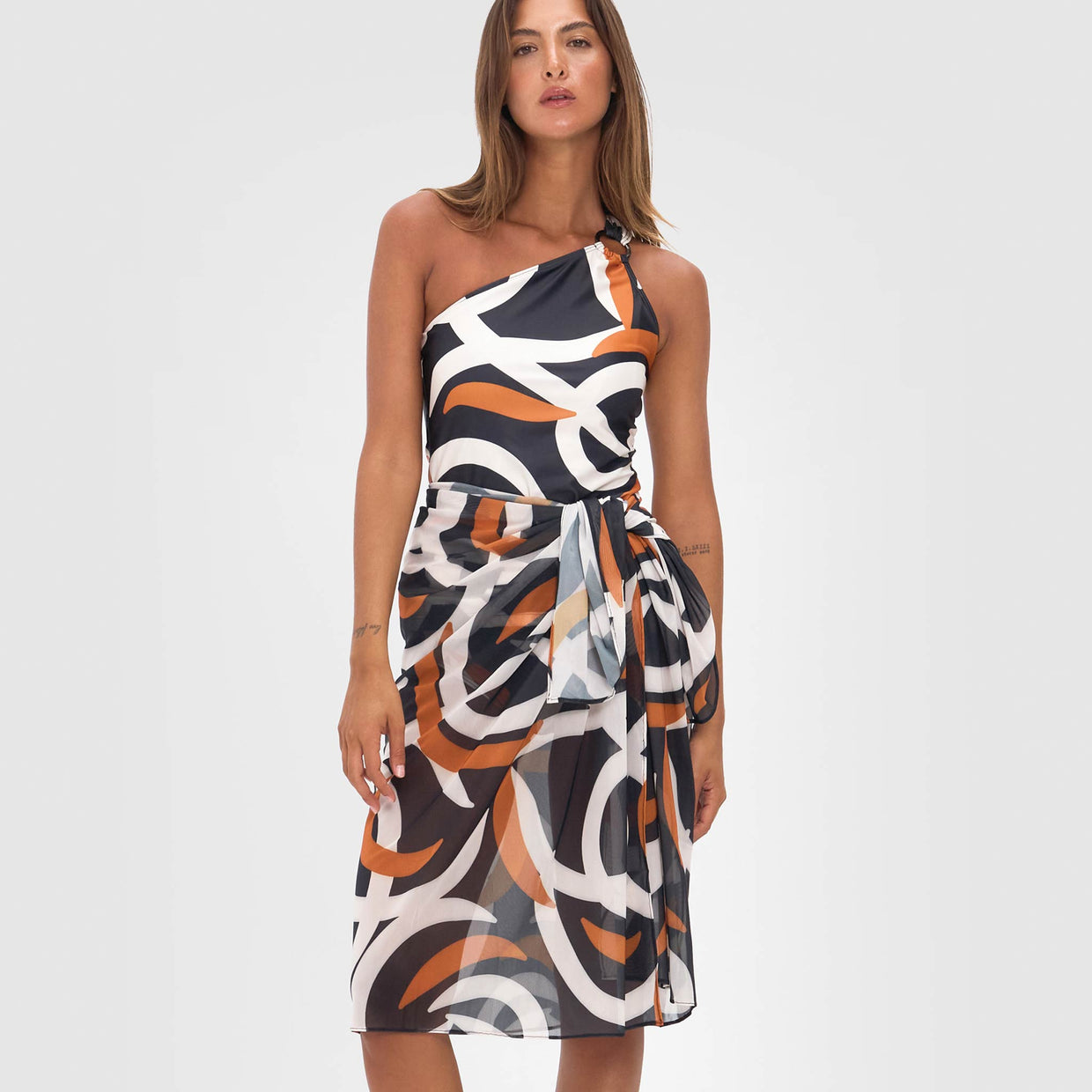 Robyn Sarong Mesh Camo Print - Contessa Volpi X Ellery and Moss