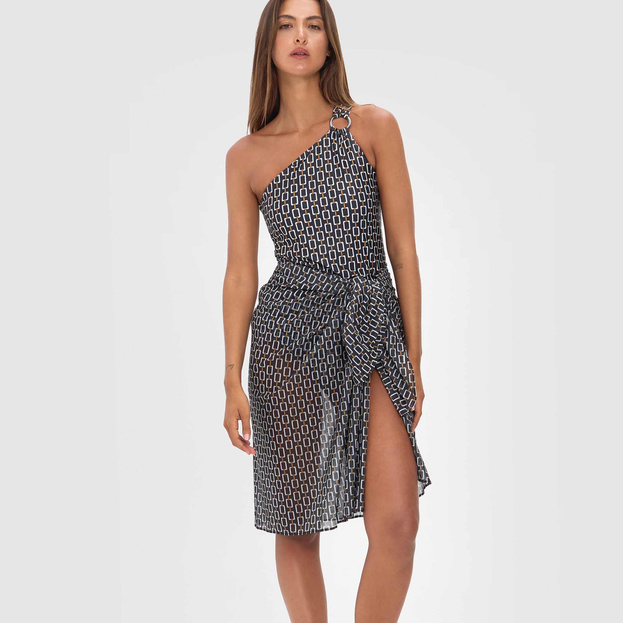 Robyn Sarong Mesh Chain Print - Contessa Volpi X Ellery and Moss